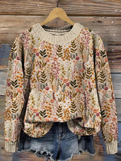 Aniyah | Comfortable Floral Sweater