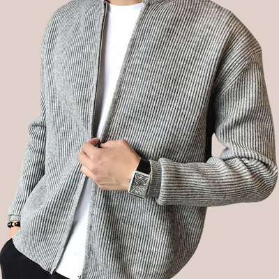 HENRY | Knitted Cotton Cardigan