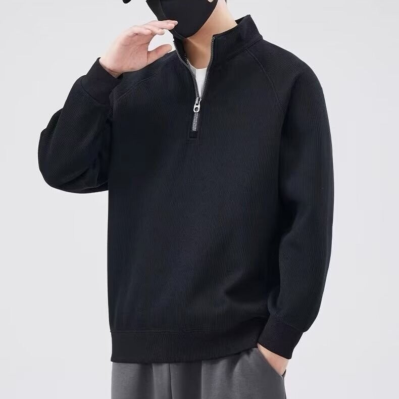 LUCAS | Merino Wool Half-Zip Sweater