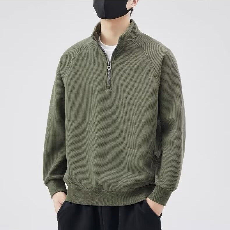 LUCAS | Merino Wool Half-Zip Sweater