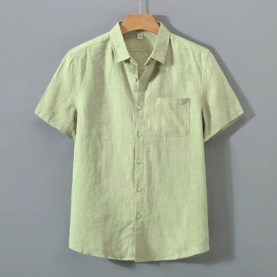 OLIVER | Short Sleeve Linen Shirt