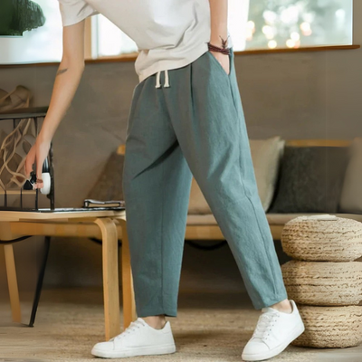 NOAH | Relaxed Linen Trousers