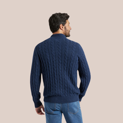 MARCUS | Cable Knit Quarter-Zip Sweater