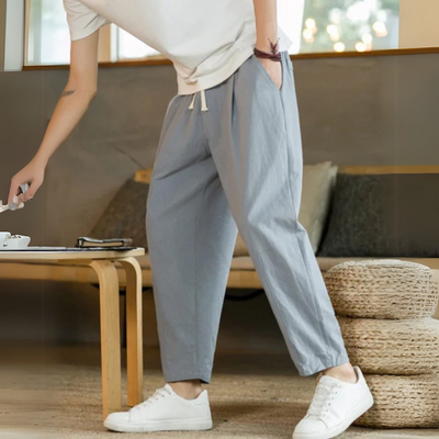 NOAH | Relaxed Linen Trousers