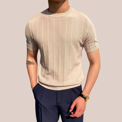 ETHAN | Ribbed Knit Tee