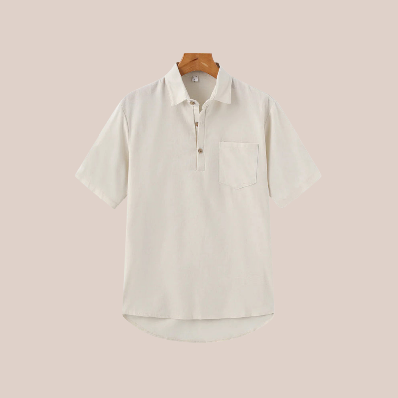 OWEN | Linen Short Sleeve Polo