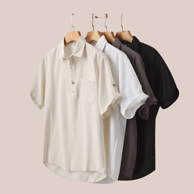 OWEN | Linen Short Sleeve Polo