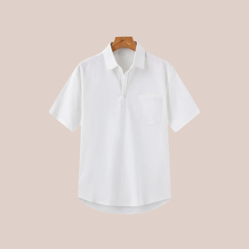 OWEN | Linen Short Sleeve Polo