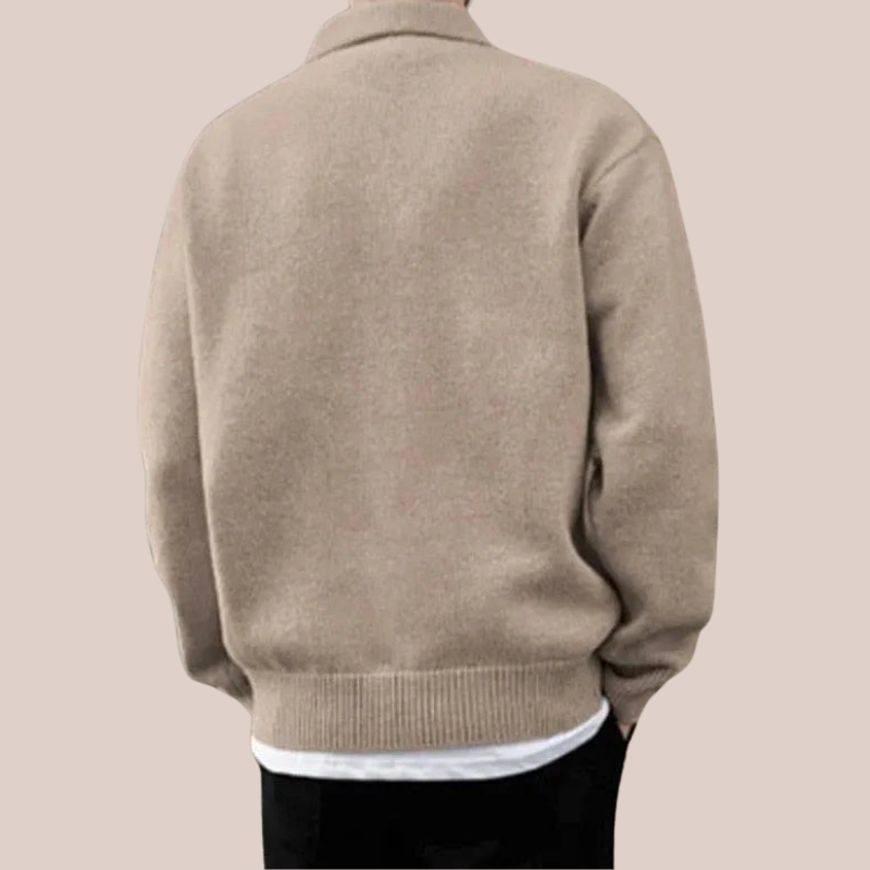 COLTON | Wool Polo Sweater