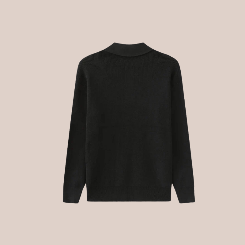 JULIAN | Knitted Zip-Up Sweater