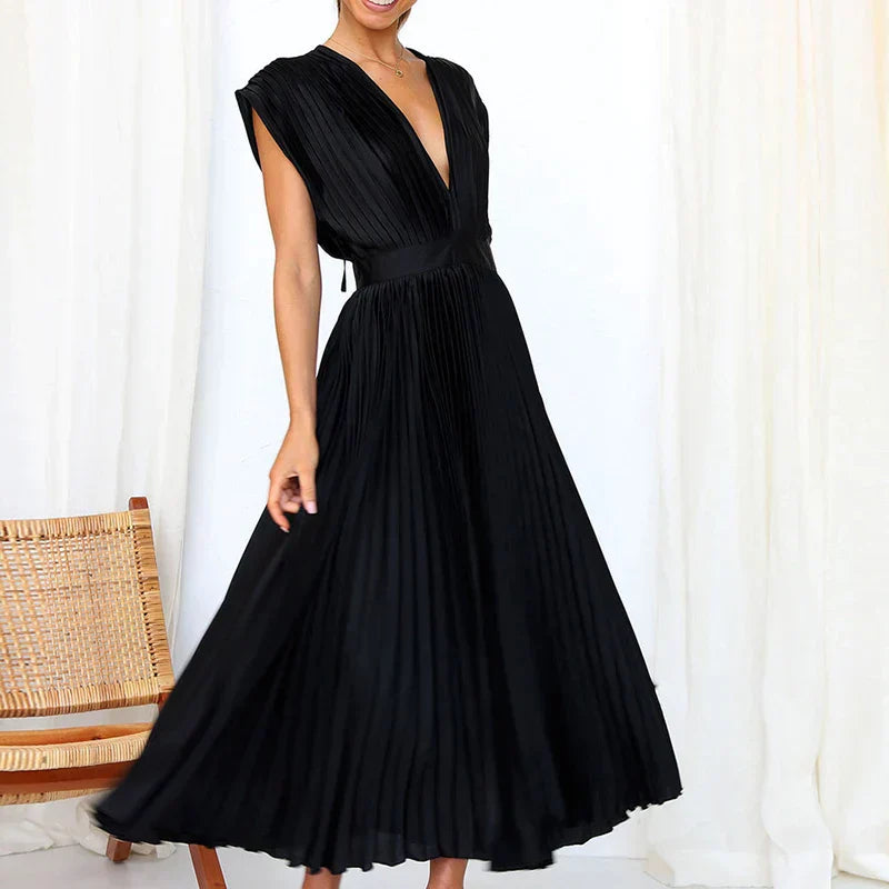 Adelai Elegant Midi Dress