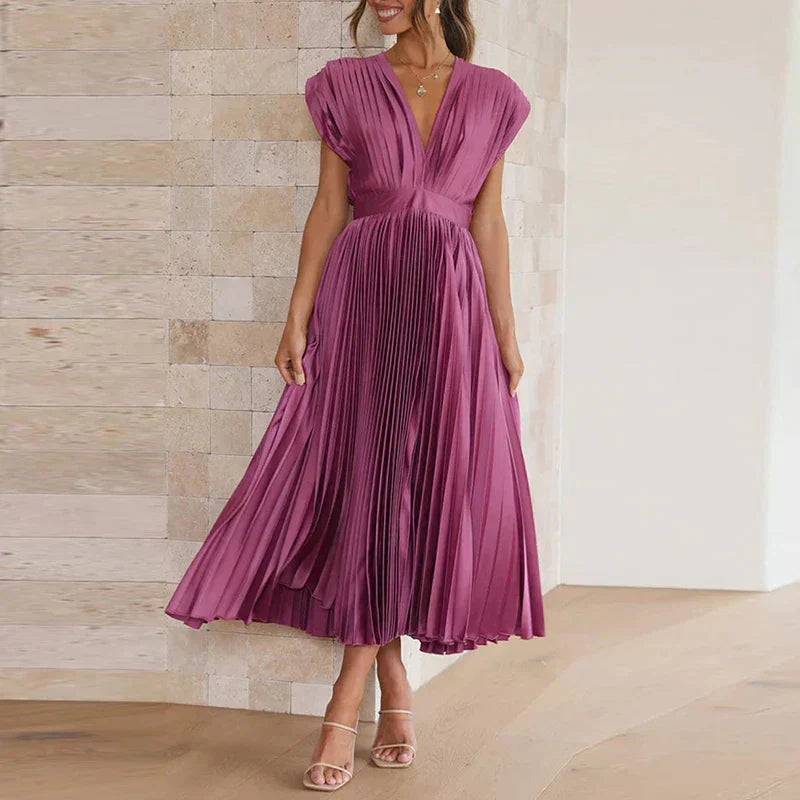 Adelai Elegant Midi Dress