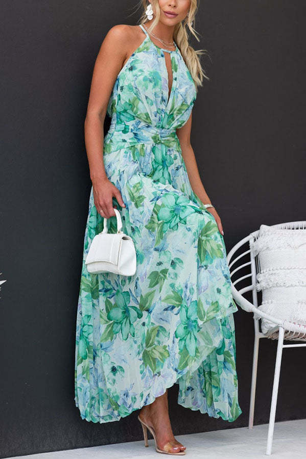 Zandra Chiffon Maxi Dress