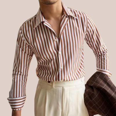 THEODORE | Striped Button-Up Shirt