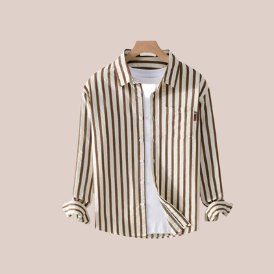 THEODORE | Striped Button-Up Shirt