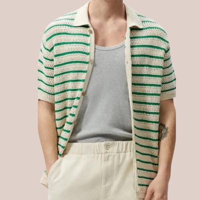 OLIVER | Striped Knit Polo