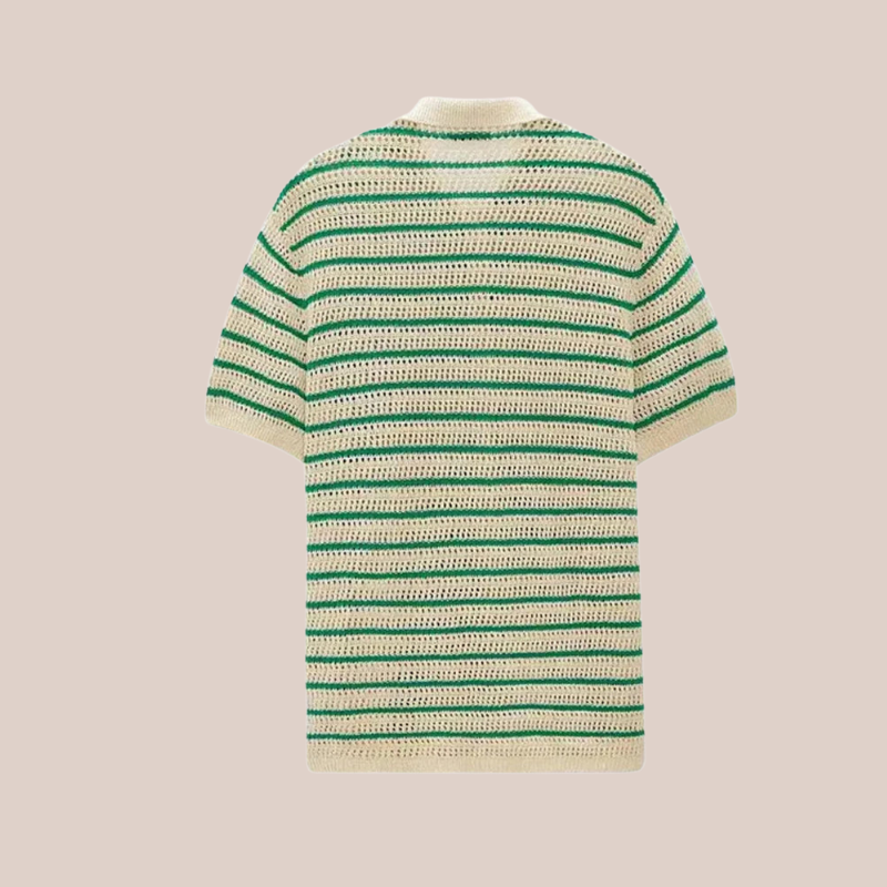 OLIVER | Striped Knit Polo