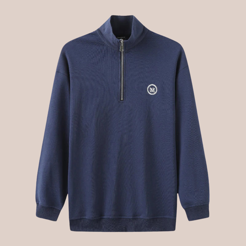 MASON | Organic Cotton Zip-Up Sweater