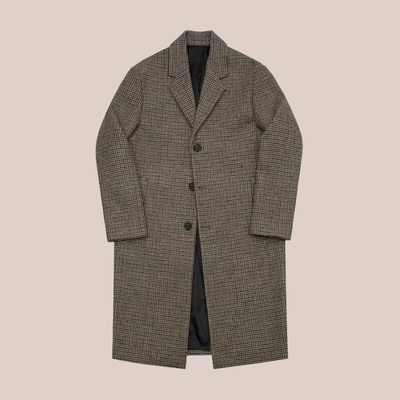 MASON | Houndstooth Wool Coat