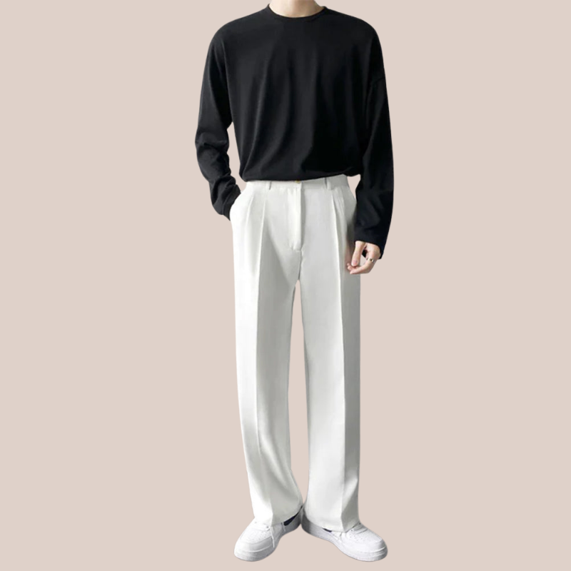 ETHAN | Relaxed Wide-Leg Trousers