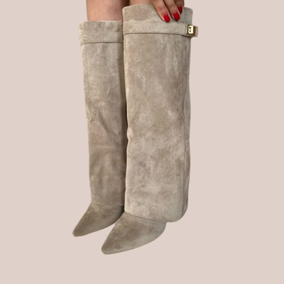 ELISE | Knee-High Suede Boots