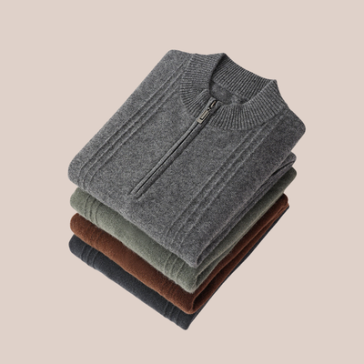 MASON | Cashmere Zip-Up Sweater