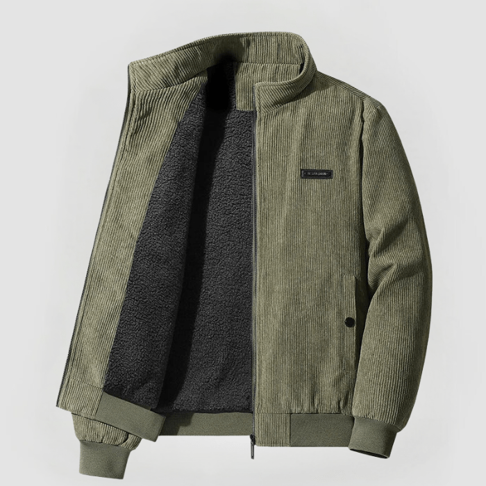 MAX · CORDUROY JACKET WITH FLEECE LINING