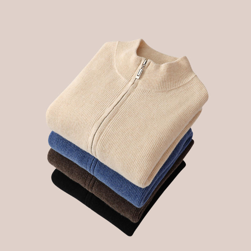 JULIAN | Cashmere Full-Zip Sweater