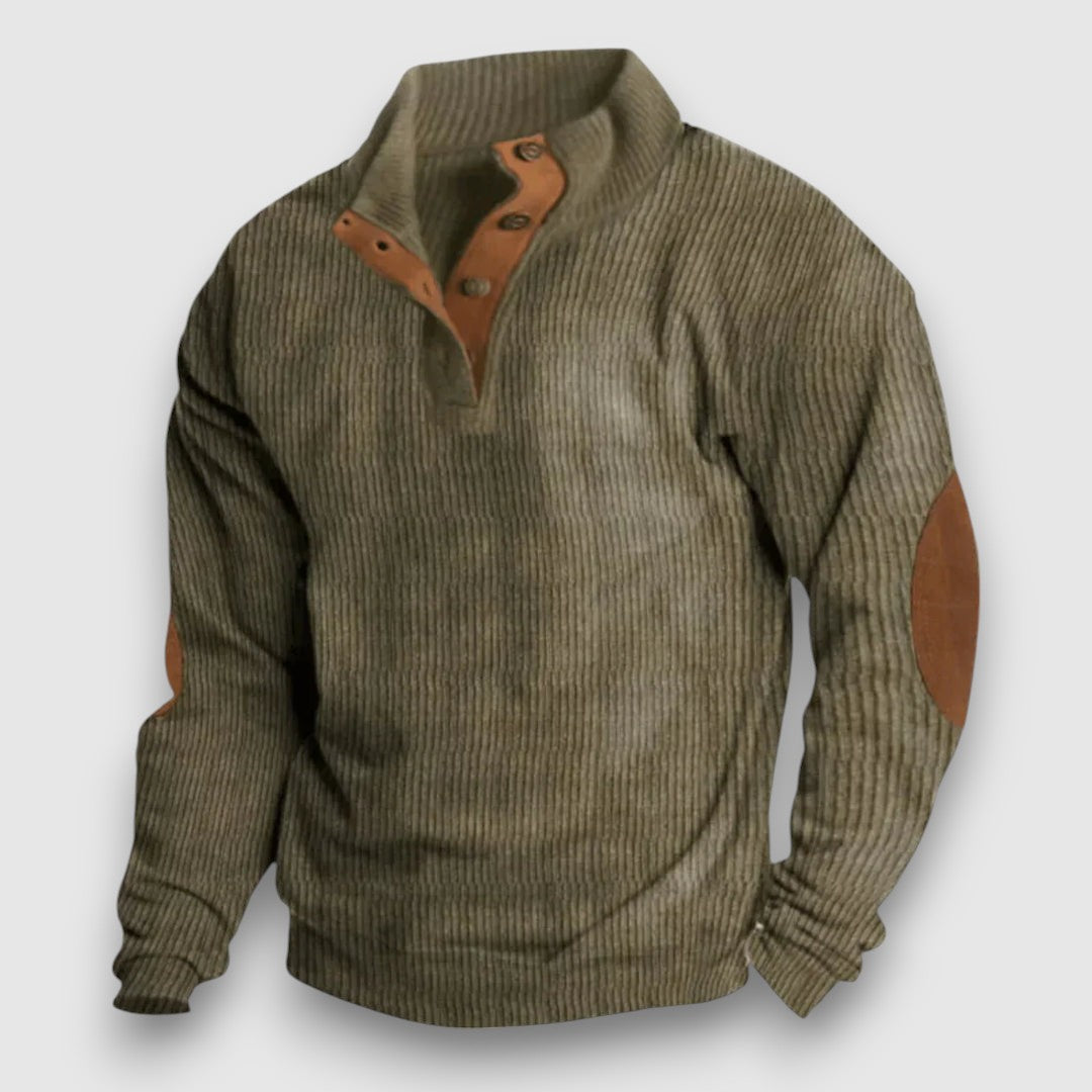 Jack - Ribbed Sweater with Buttons