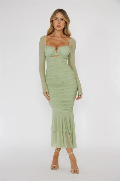 Georgina Mermaid Midi Dress