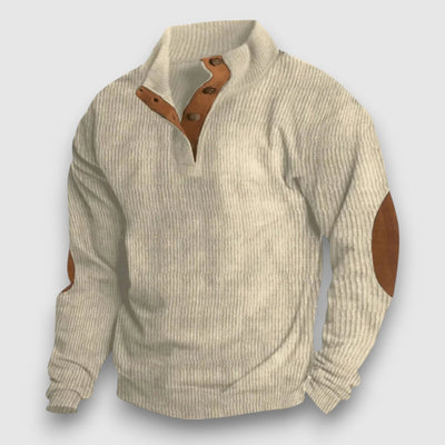 Jack - Ribbed Sweater with Buttons