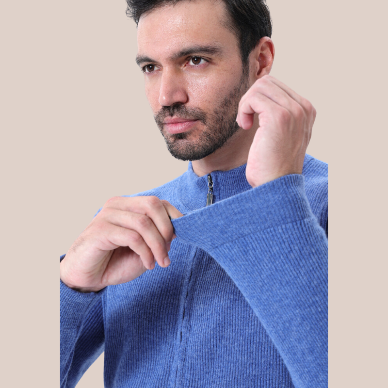 JULIAN | Cashmere Full-Zip Sweater