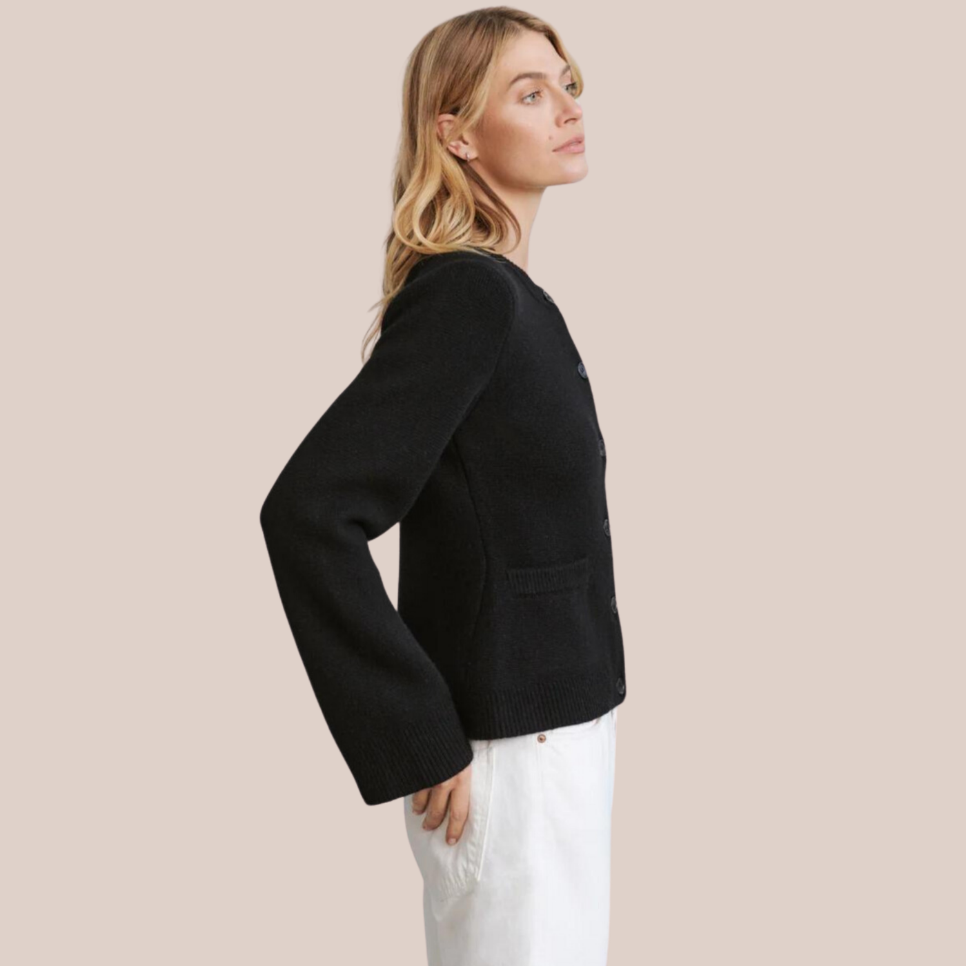 ELISE | Button-Up Knit Cardigan