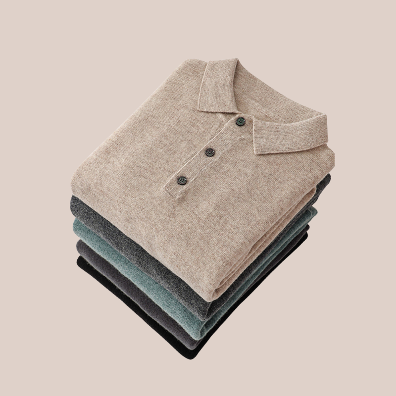 OLIVER | Cashmere Polo Sweater