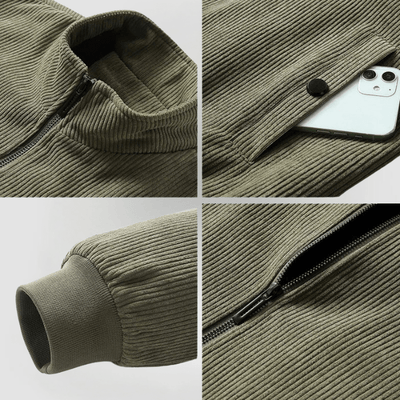 MAX · CORDUROY JACKET WITH FLEECE LINING