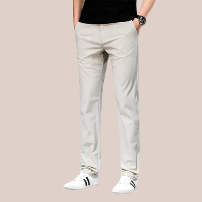 DAVIS | Straight-Leg Casual Trousers