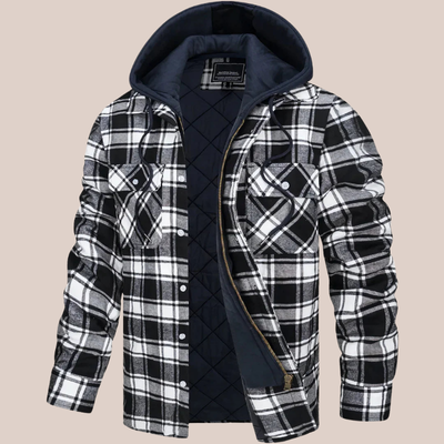 LOWRY | Quilted Hooded Flannel Jacket