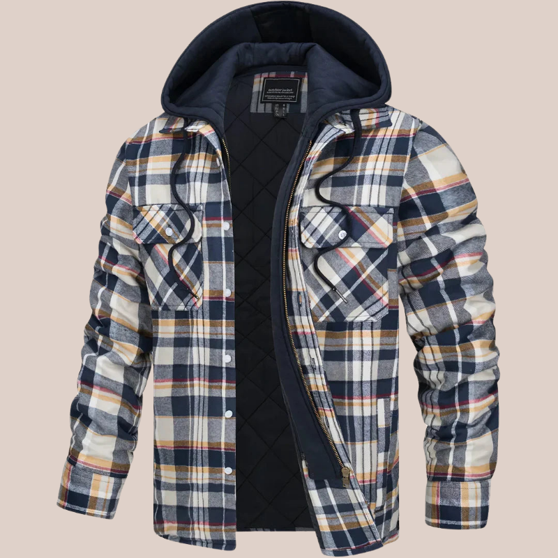 LOWRY | Quilted Hooded Flannel Jacket