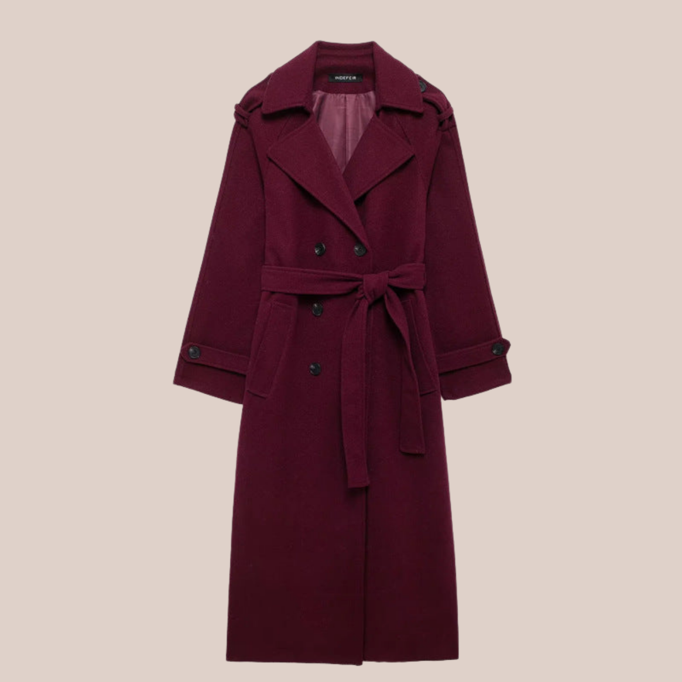 ALINA | Double-Breasted Wool Coat