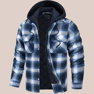 LOWRY | Quilted Hooded Flannel Jacket