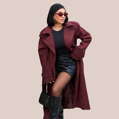 ALINA | Double-Breasted Wool Coat