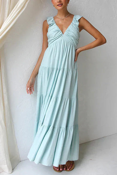 Macy Ruffle Maxi Dress