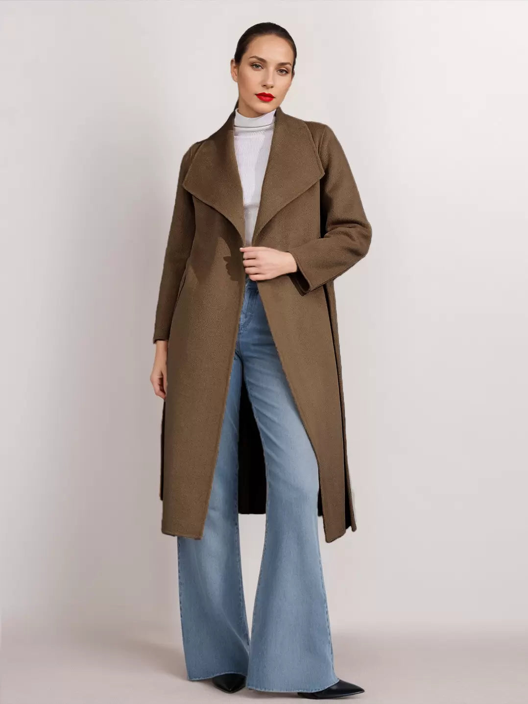 Brenda Wide Lapel Coat