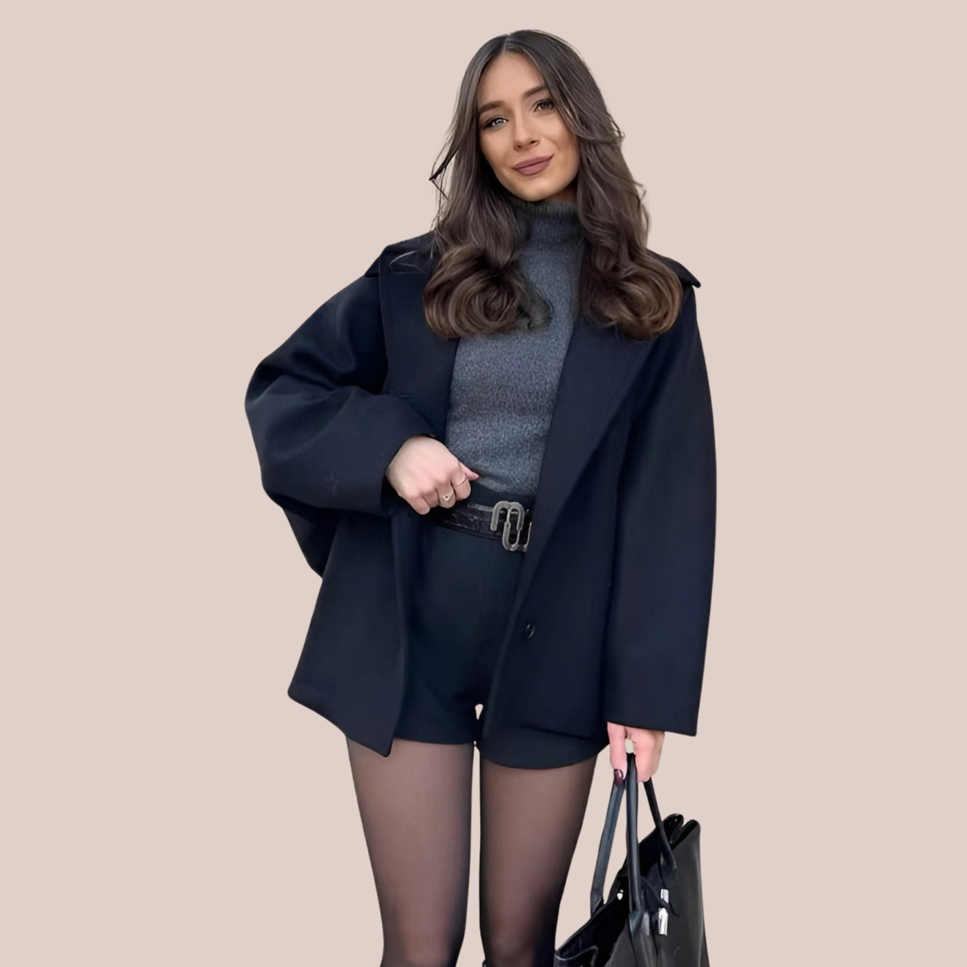 CAMILLE | Oversized Wool-Blend Jacket