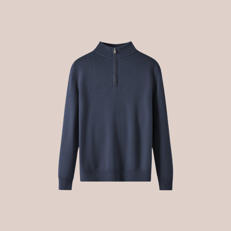 LUCAS | Merino Wool Half-Zip Sweater