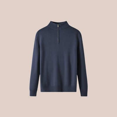 LUCAS | Merino Wool Half-Zip Sweater