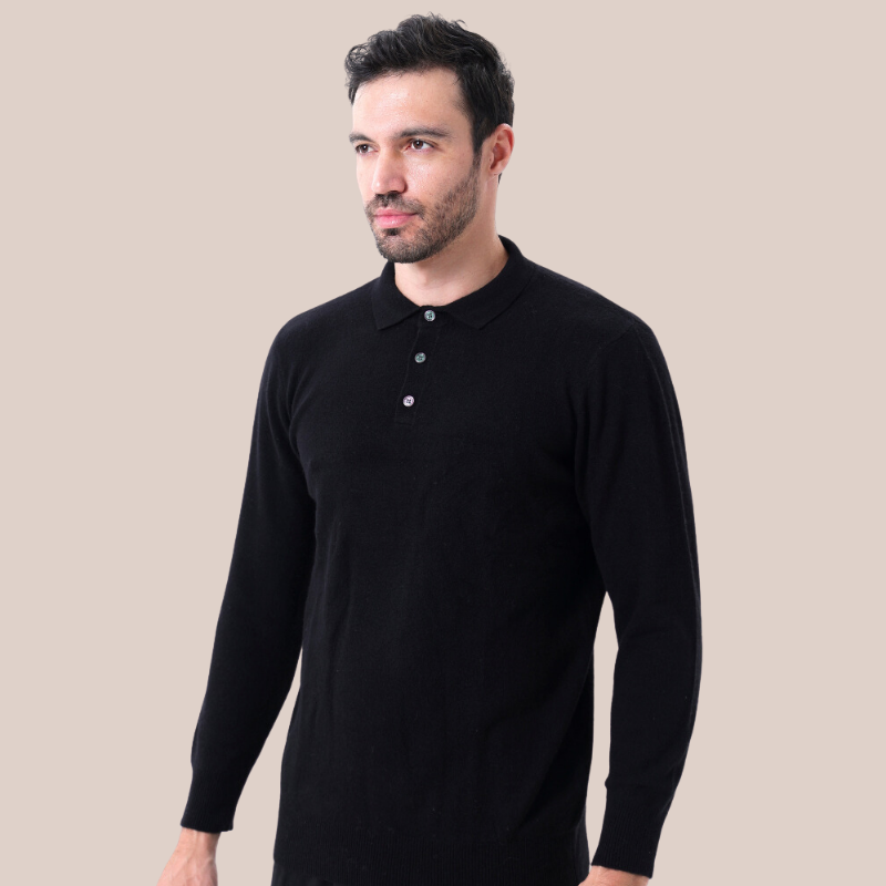 OLIVER | Cashmere Polo Sweater