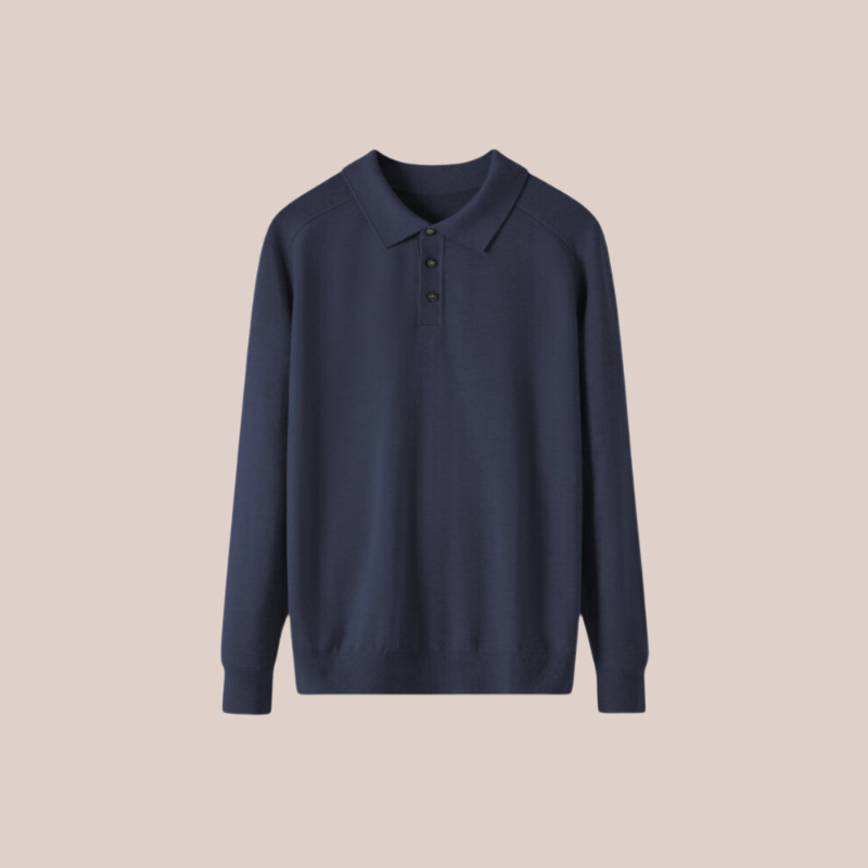 MARCUS | Wool Polo Sweater