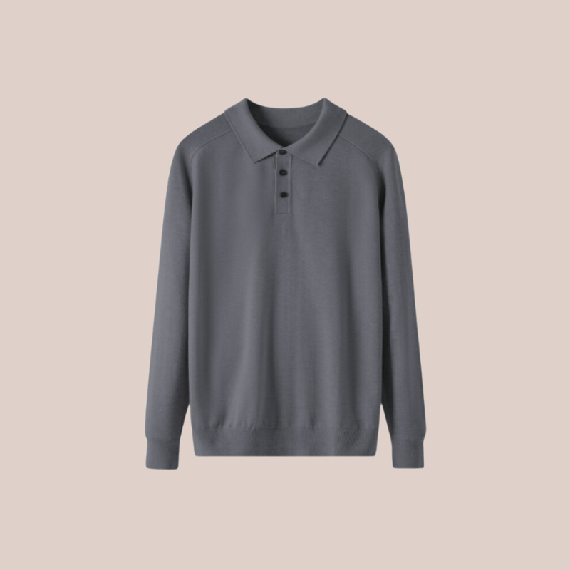 MARCUS | Wool Polo Sweater