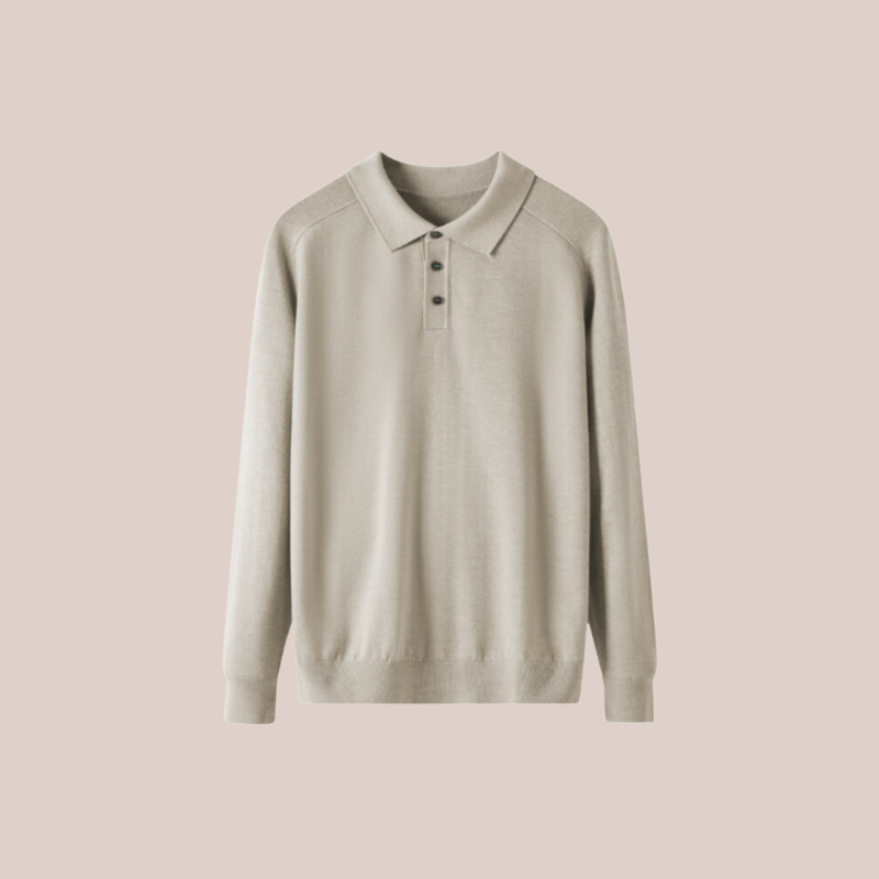 MARCUS | Wool Polo Sweater